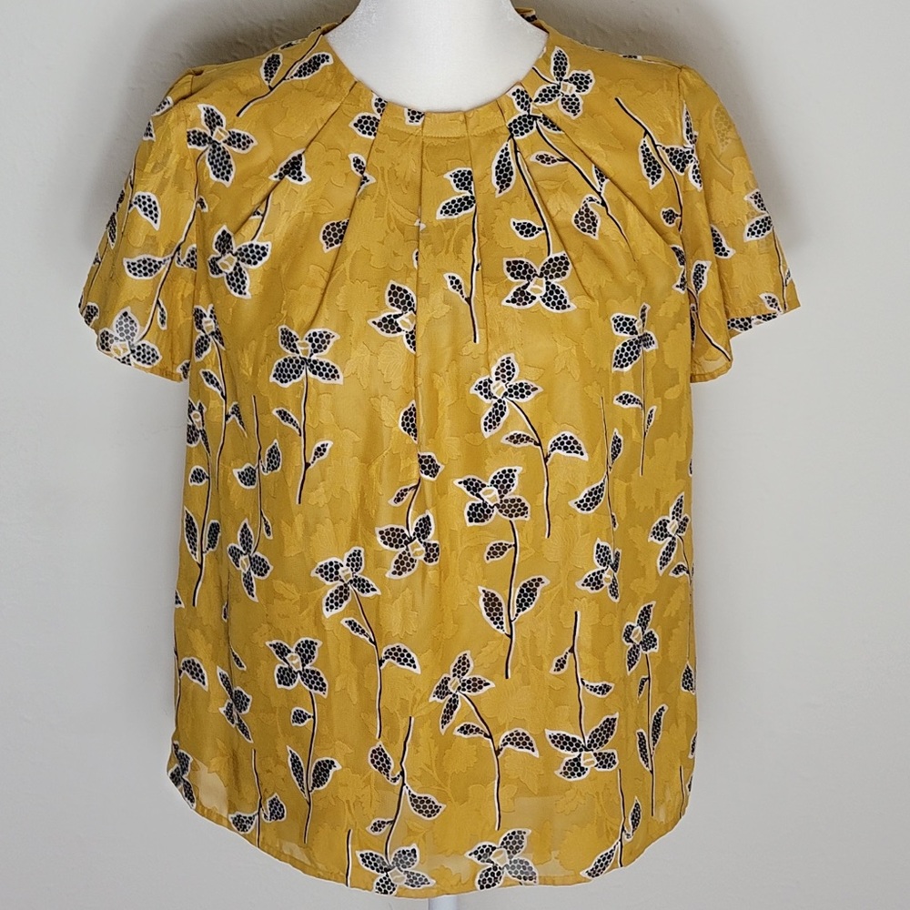 Ann Taylor short sleeve blouse XXSP